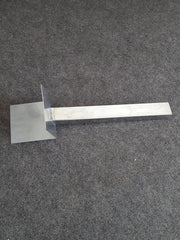 Izljev vode za balkon - četvrtasti, cijev 40x40mm - inox - AISI 316L - inox-bramar