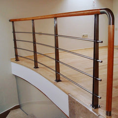 Ograda - drvo inox - inox-bramar