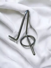 Omega za betonski blok - inox - inox-bramar