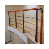 Ograda - drvo inox - inox-bramar